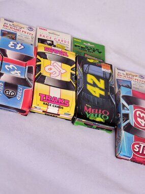 Traks Race Cards Team Sets Richard Petty Kyle Petty 1991 & 1992